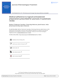 Pdf Medical Adherence To Topical Corticosteroid