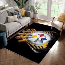 pittsburgh steelers nfl football rug