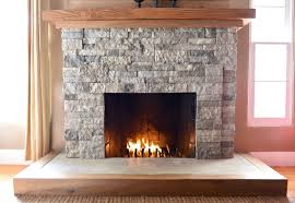 Airstone Fireplace Makeover From Ugly