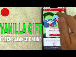 how to check vanilla visa gift card