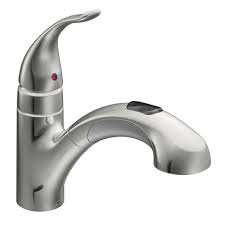Kitchen sink faucets at menards. Moen Integra One Handle Pull Out Kitchen Faucet At Menards