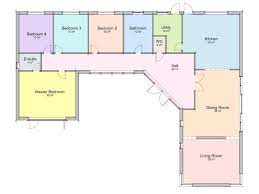 Four Bedroom Bungalow Plan The