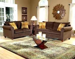 living room ideas dark brown sofa