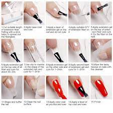 fibergl nail extension kit with