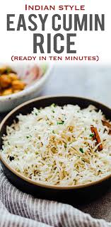 perfect jeera rice indian in rice