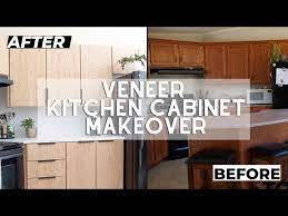 how to use wood veneer to reface