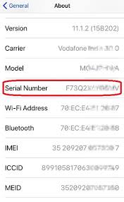 what is the serial number on my phone