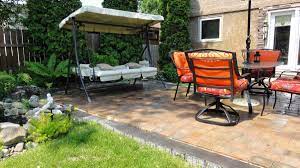 Bricks, pavers, or flagstones all create sturdy and attractive stone patio designs. How To Build A Patio With Paving Stones Dengarden
