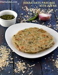 indian oats pancake with jowar recipe
