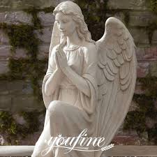 praying angel statues garden stone