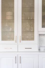 gold metal kitchen cabinet door panels