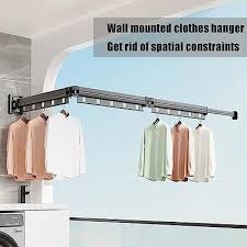 Wall Mounted Clothes Hanger Retractable