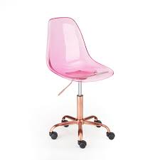 The chair can be a cute desk chair and a fetching small desk chair as well. Acrylic Office Chair Overstock 22974065