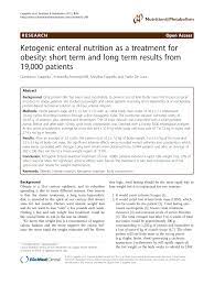 pdf ketogenic enteral nutrition as a