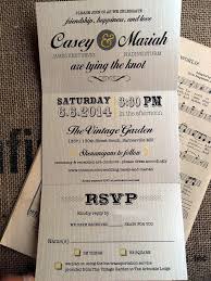 47 Unique Wedding Invitations With Tear Off Rsvp Card Photograph