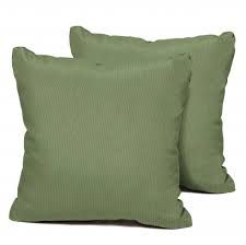 Patio Furniture Throw Pillows Green