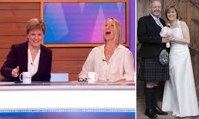 Today news us 239 views7 months ago. Nicola Sturgeon Makes Very Risque Gag On Loose Women About Unwinding With The Help Of My Husband Daily Mail Online