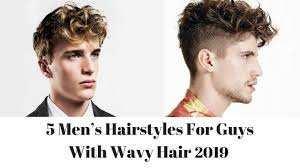 Boys hair cut that has wavy hair. 5 Men S Hairstyles For Guys With Wavy Hair Youtube