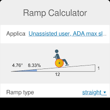Ramp Calculator Ada Ramp Standards More