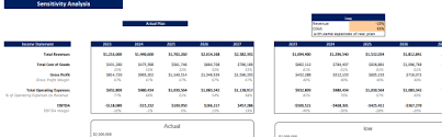 seat cover excel financial model