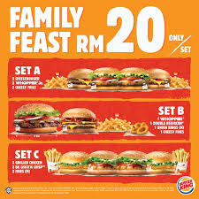 We will alert you when there is an awesome deal ! Burger King Family Feast Bundles For Only Rm20 Promotion Foodcv
