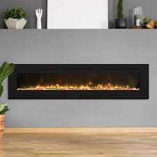 Electric Fireplace In Black Ka B70r