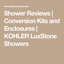 Kohler Luxstone Showers Kohler