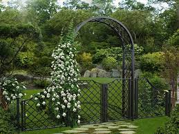portofino garden arch with garden gate