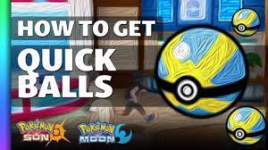 HOW TO GET Quick Balls in Pokemon Sun and Moon - YouTube