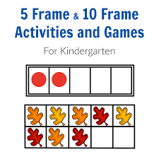 ten frame activities for kindergarten