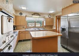 2 sets vintage 1950's st. Bestworstzillow V Twitter Amazing Timecapsuletuesday With This Restored C 1958 Kitchen Check Out The European Legged Kitchencabinets I E Not Built In And The Gorgeous Vintage Chambers Stove Bestandworstofzillow Vintage Timecapsule
