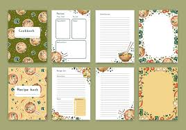 recipe book the blank pages