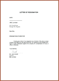 Samples Of Resignation Letter Resign Letter Mple Sample Resignation