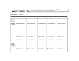 Music Lesson Plan Template Free
