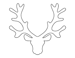 Not just upside down, but with the split in the atlantic instead of the pacific. Image Result For Reindeer Stencil Face Stencils Printables Templates Stuffed Animal Patterns Reindeer Head