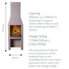 Isokern Garden Fireplace 500