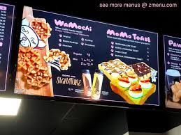 Momo ashi menu