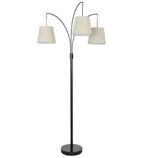 Lamps & shades lighting fixtures furniture stores. Allen Roth 80 In Bronze Multi Head Floor Lamp In The Floor Lamps Department At Lowes Com