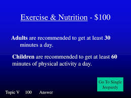 exercise nutrition 100
