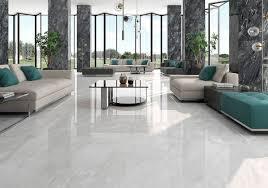sky grey marble effect polished