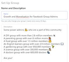 how to choose a facebook group name