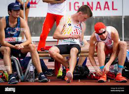 Belgian Arne Min pictured at the Men High Jump event at the European  Athletics U20 Championships, Thursday 15 July 2021 in Tallinn, Estonia.  BELGA PHO Stock Photo - Alamy