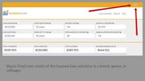 Business Loan Calculator Small Business Loans