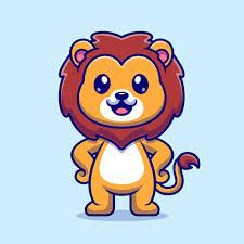 freepik com free vector cute lion standing car