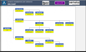Automatic Organizational Chart Generators Advanced Version