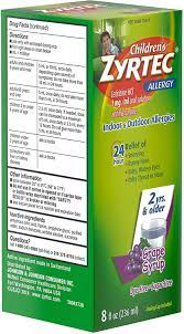 zyrtec 24 hr children s allergy syrup
