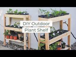 Diy Outdoor Plant Shelf