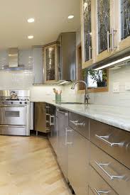 Sink can be installed with traditional cabinets, or without cabinet doors for full wheelchair access; 39 Metal Kitchen Cabinets Modern Or Vintage Steel Cabinets
