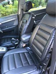 Leather Look Seat Covers Front Pair