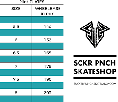 Plate Sizing Guide Sucker Punch Skate Shop